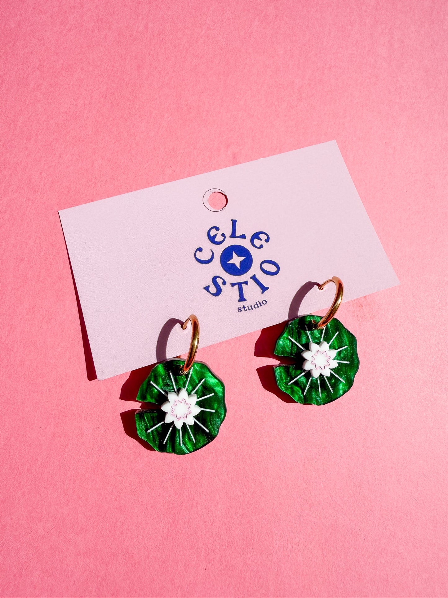 Lily Pad Earrings
