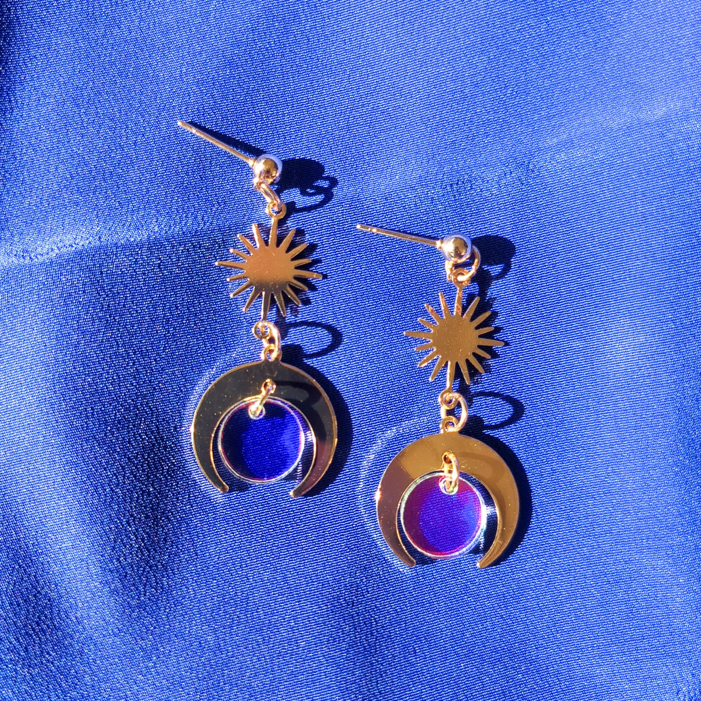 Celestial Brass Earrings