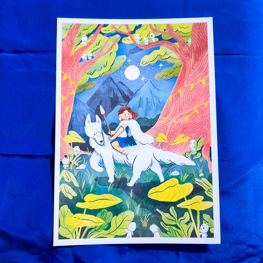 Princess Mononoke A4 Print